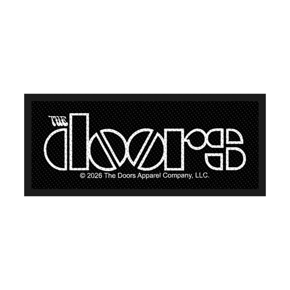 The Doors - Logo Patch - Black/White